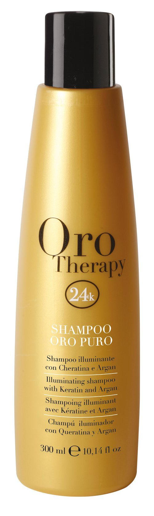 Fanola Oro Puro Illuminating Keratin Argan Shampoo Hair Shampoos Fanola 300 mL 