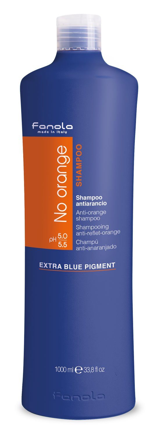 Fanola No Orange Shampoo or Mask Hair Shampoos Fanola Shampoo, 1000 ml 