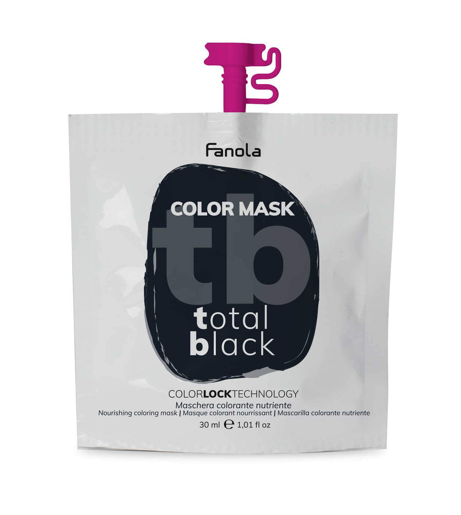 Fanola Color Mask, 30 ml Hair Treatments Fanola Total Black 