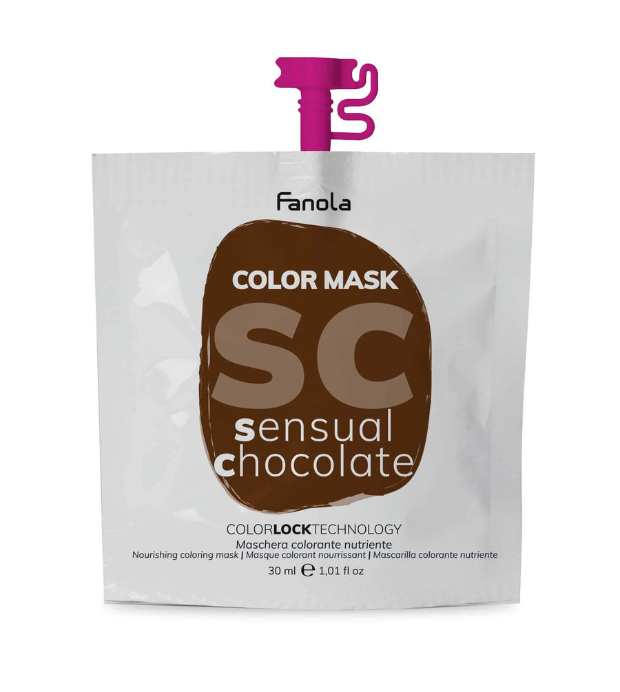 Fanola Color Mask, 30 ml Hair Treatments Fanola Sensual Chocolate 