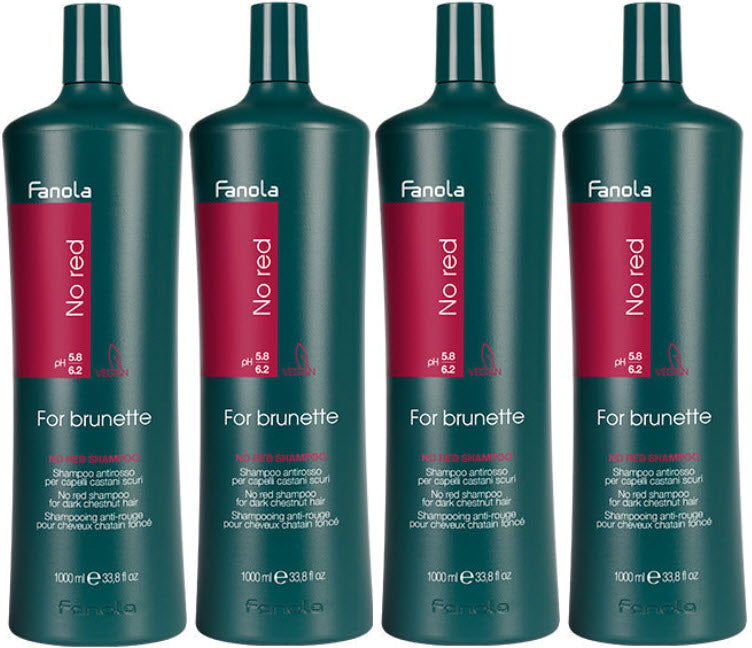 Fanola Toning Shampoo Bulk Sets, Up to 60% Off! Fanola No Red 1000 ml, 4 Pack 