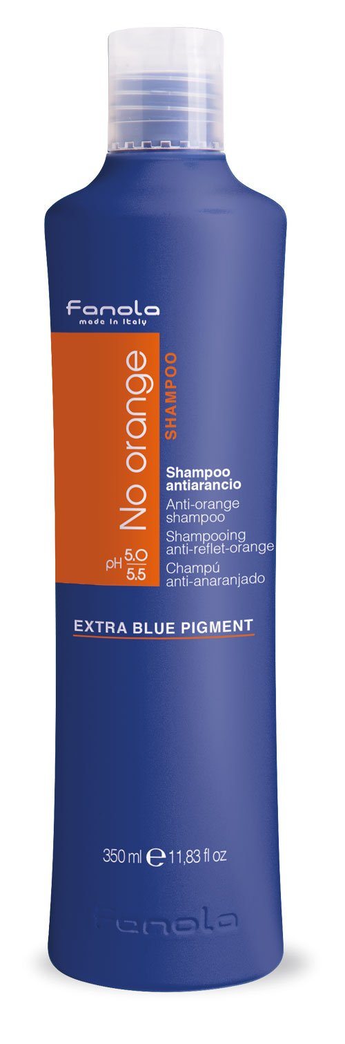 Fanola No Orange Shampoo or Mask Hair Shampoos Fanola Shampoo, 350 ml 